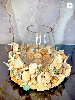 Shell Candle Vase
