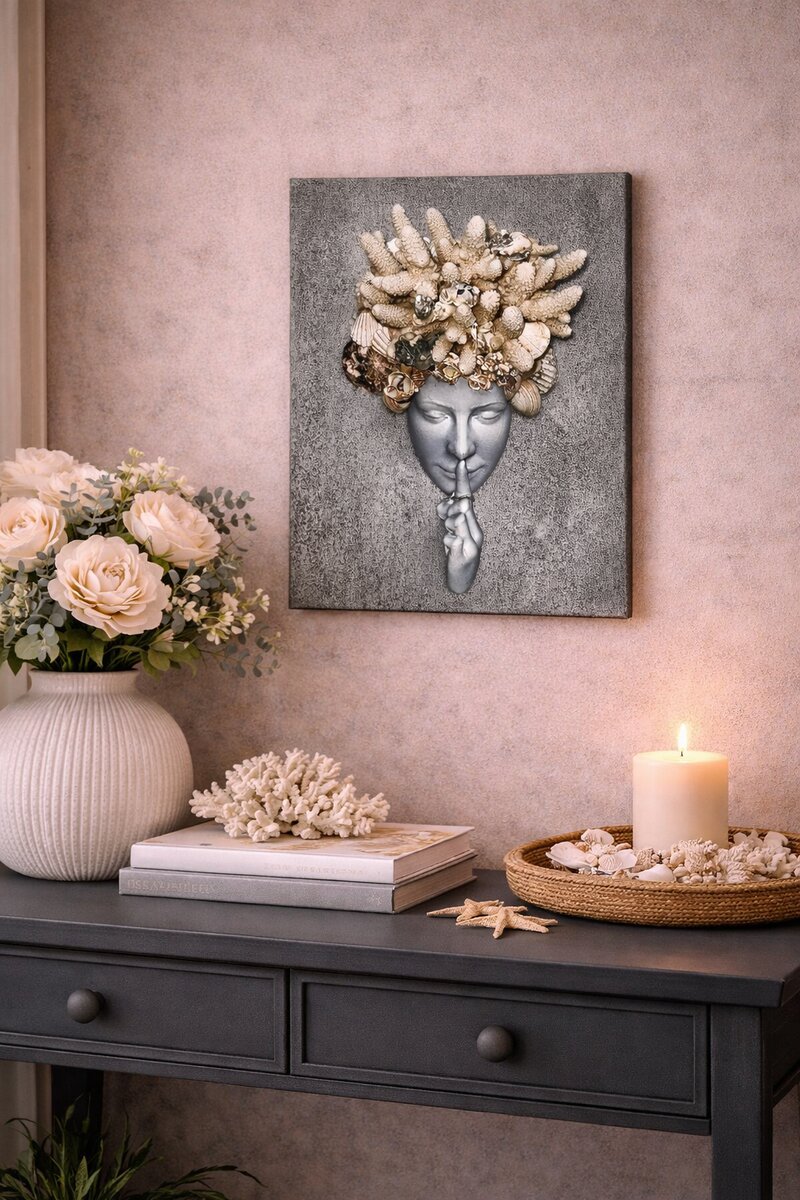Whisper Coral Wall Art